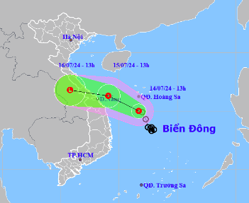 Dự báo cường độ và tác động của áp thấp nhiệt đới