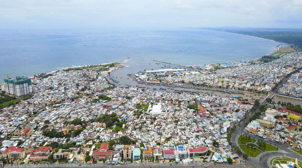 Một góc trung tâm thành phố Phan Thiết. Ảnh: Duy Tuấn